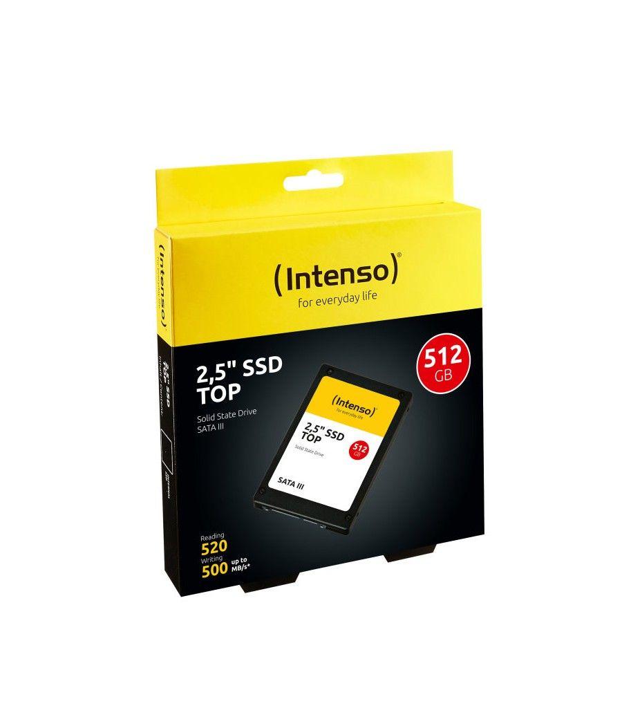 Disco duro interno solido ssd intenso top performance 512gb 2.5pulgadas sata3