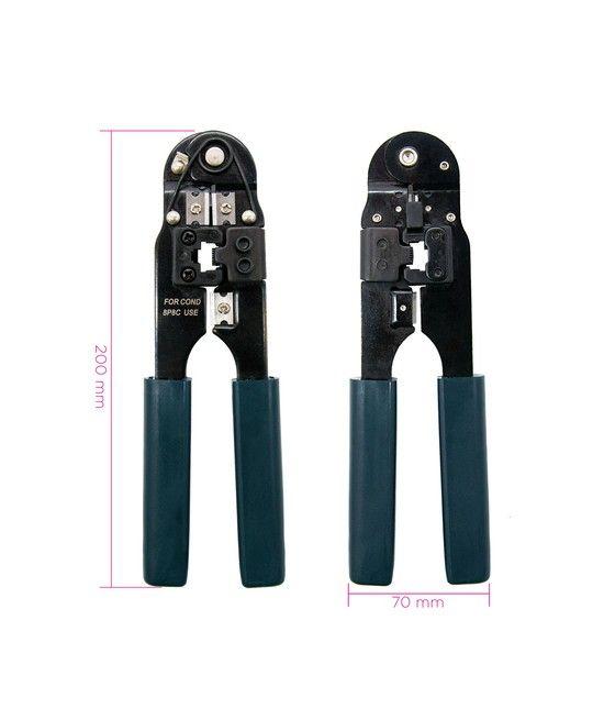 Nanocable 10.31.0101 crimpadora Herramienta para prensar Negro - Imagen 3