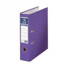 Dohe archivador palanca a4 lomo ancho rado cartón forrado pp morado