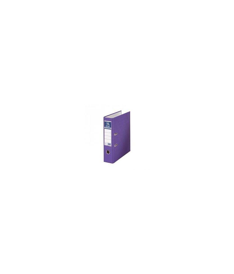 Dohe archivador palanca a-4 lomo ancho rado morado -12u-