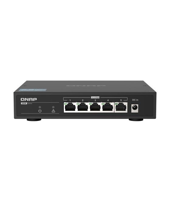 QNAP QSW-1105-5T switch No administrado Gigabit Ethernet (10/100/1000) Negro - Imagen 1