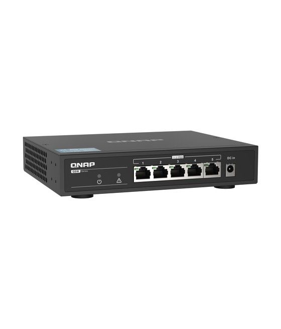 QNAP QSW-1105-5T switch No administrado Gigabit Ethernet (10/100/1000) Negro - Imagen 4