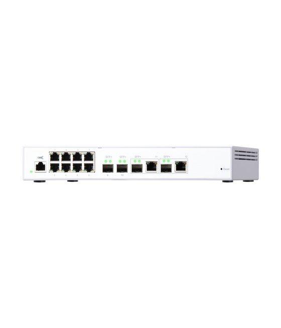QNAP QSW-M408-2C switch Gestionado L2 10G Ethernet (100/1000/10000) Blanco - Imagen 4