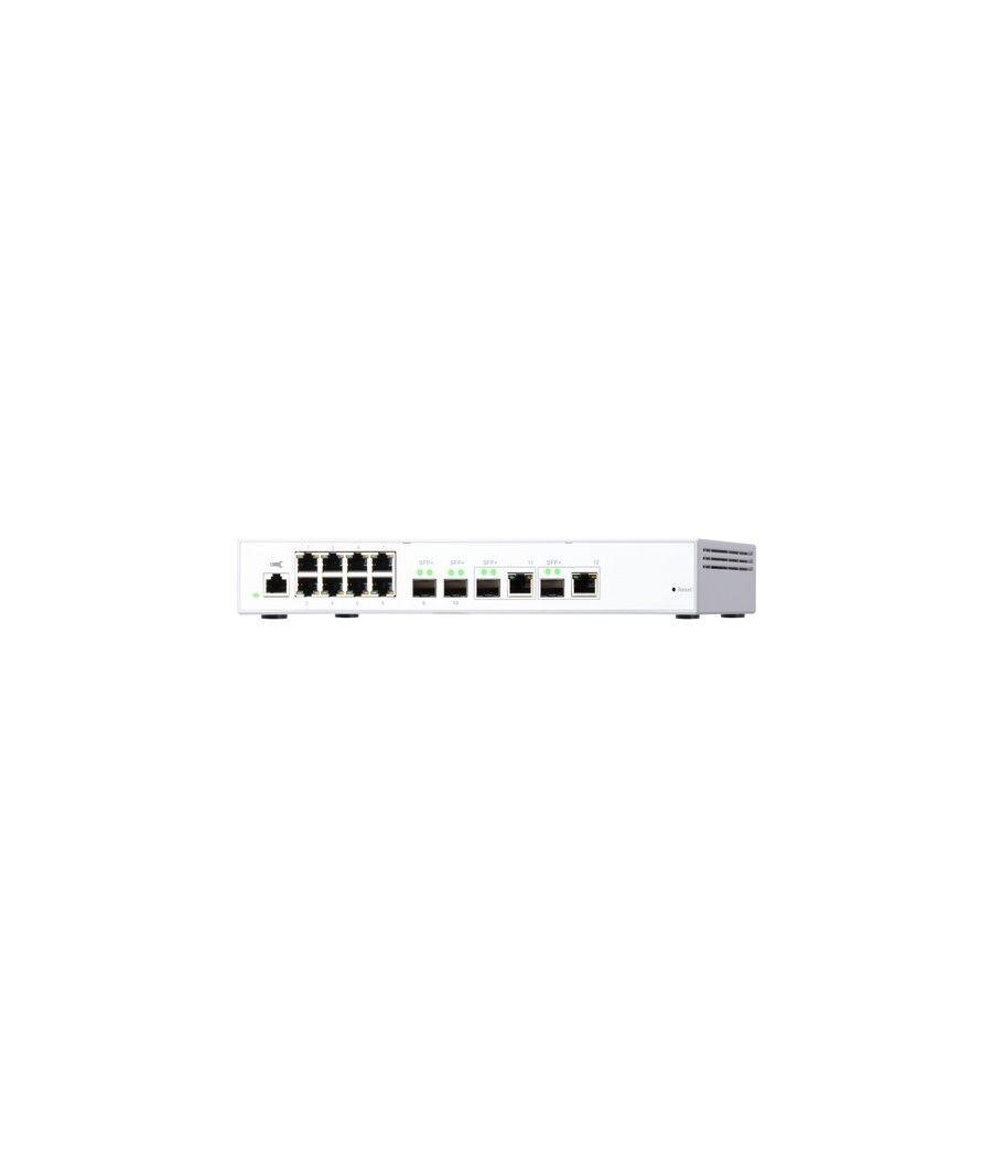 QNAP QSW-M408-2C switch Gestionado L2 10G Ethernet (100/1000/10000) Blanco - Imagen 4