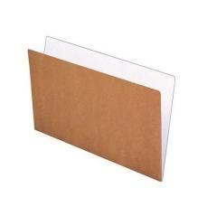 Gio subcarpeta simple kraft bicolor cartulina folio fastener -50u-