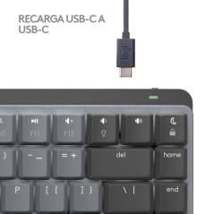 Logitech MX Mini Mechanical for Mac teclado Bluetooth QWERTY Internacional de EE.UU. Grafito, Gris