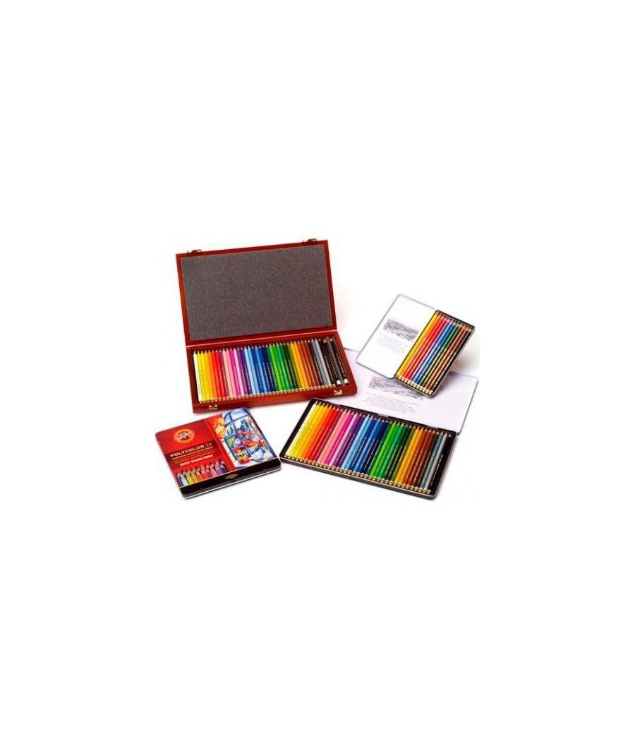 Michel set de lápices polycolor en caja metálica 24 colores surtidos