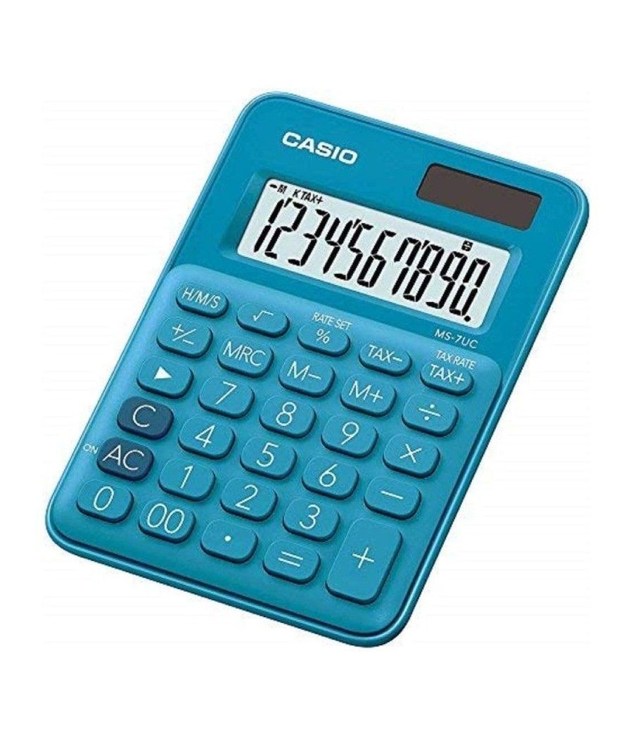 Calculadora casio ms-7uc/ azul