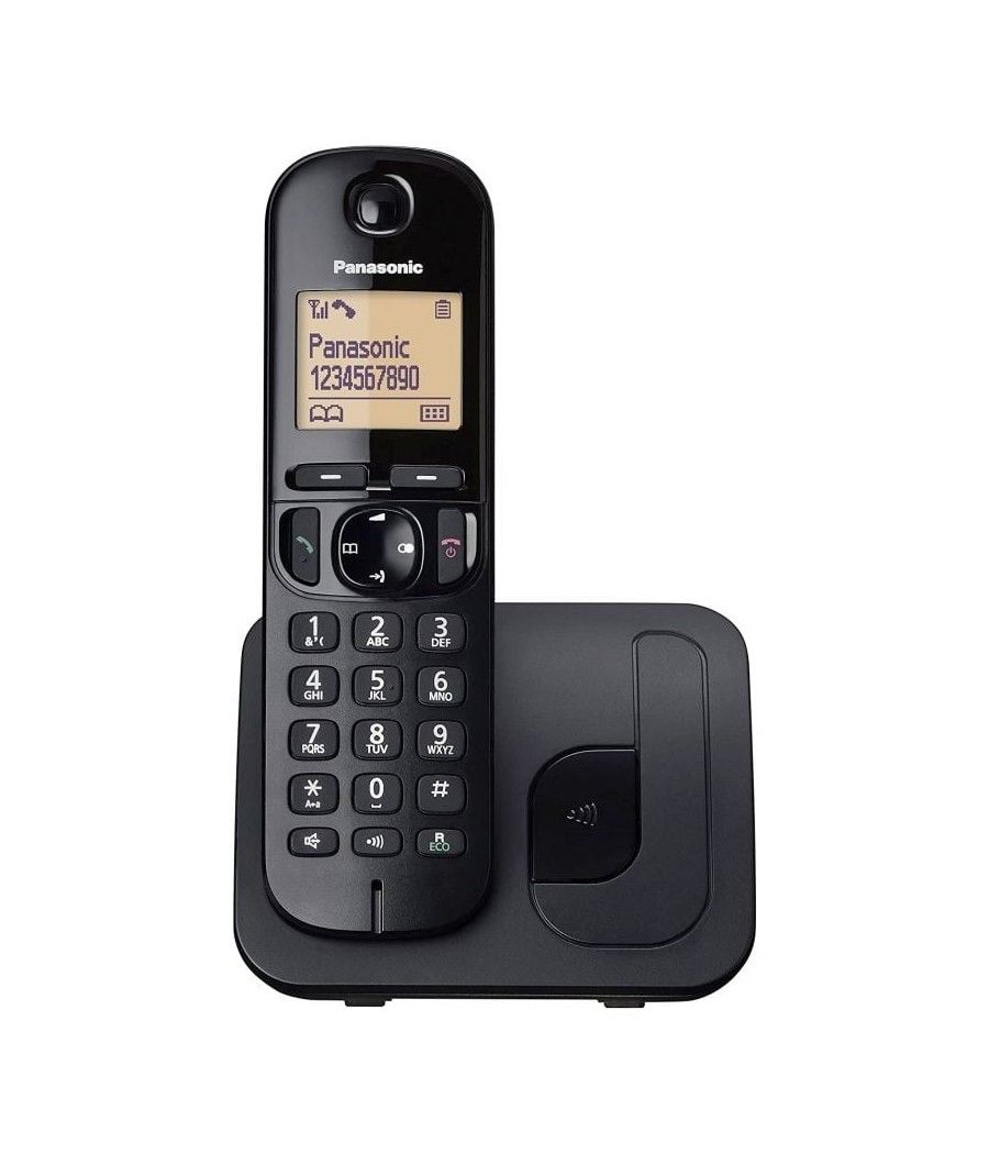 Teléfono inalámbrico panasonic kx-tgc210spb/ negro