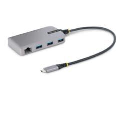 StarTech.com 5G3AGBB-USB-C-HUB hub de interfaz USB 3.2 Gen 1 (3.1 Gen 1) Type-C 5000 Mbit/s Gris