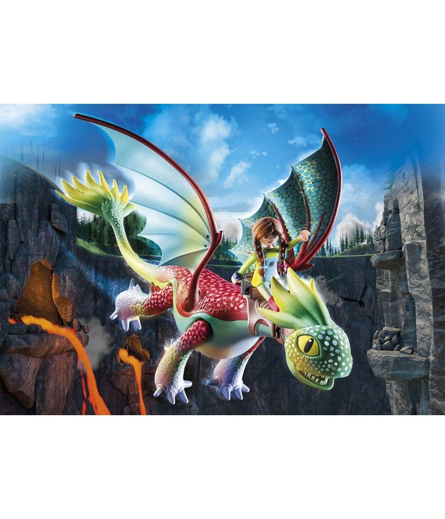 Playmobil dragones: nine realms: feathers & alex