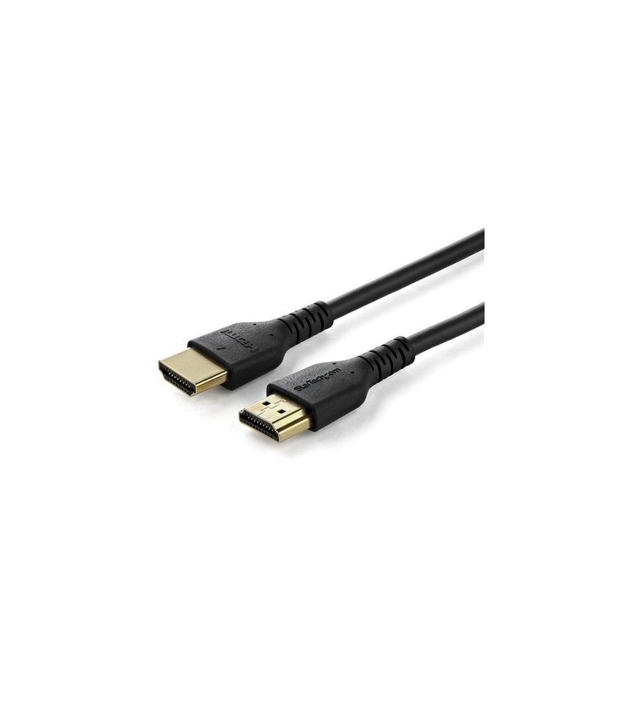StarTech.com Cable de 2m HDMI 2.0 Certificado Premium de alta velocidad con Ethernet - Durable - UHD 4K 60Hz - con Fibra de Aram