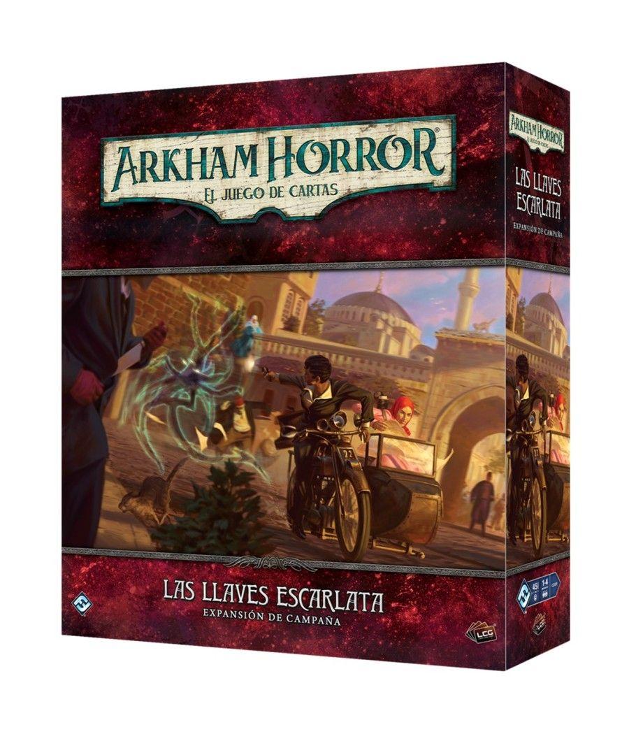 Juego de mesa arkham horror lcg las llaves escarlata expansion campaña pegi 14