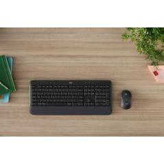 Logitech Signature MK650 Combo For Business teclado Ratón incluido RF Wireless + Bluetooth AZERTY Belga Grafito