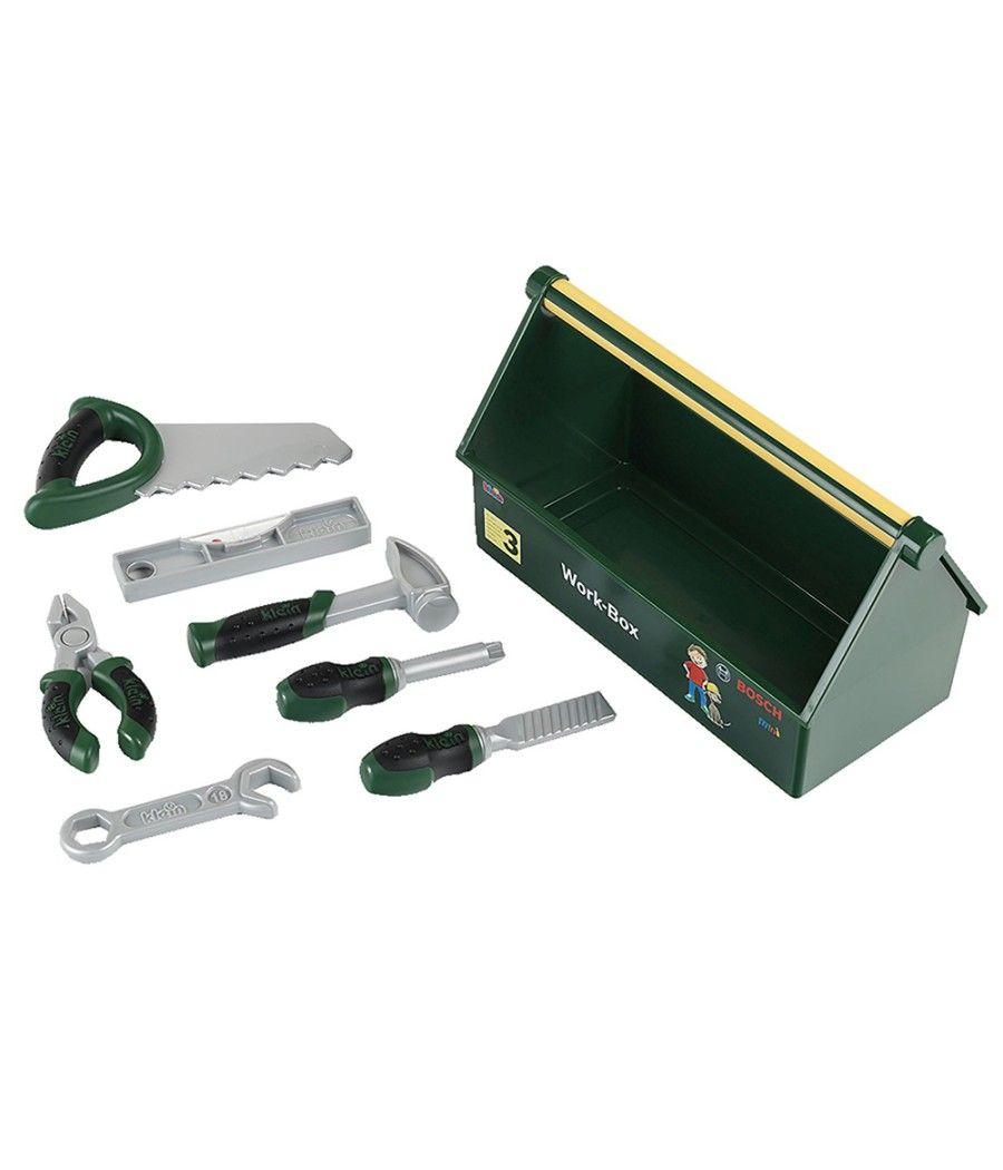 Caja de herramientas theo klein bosch con accesorios 30,3x14x17,2 cm