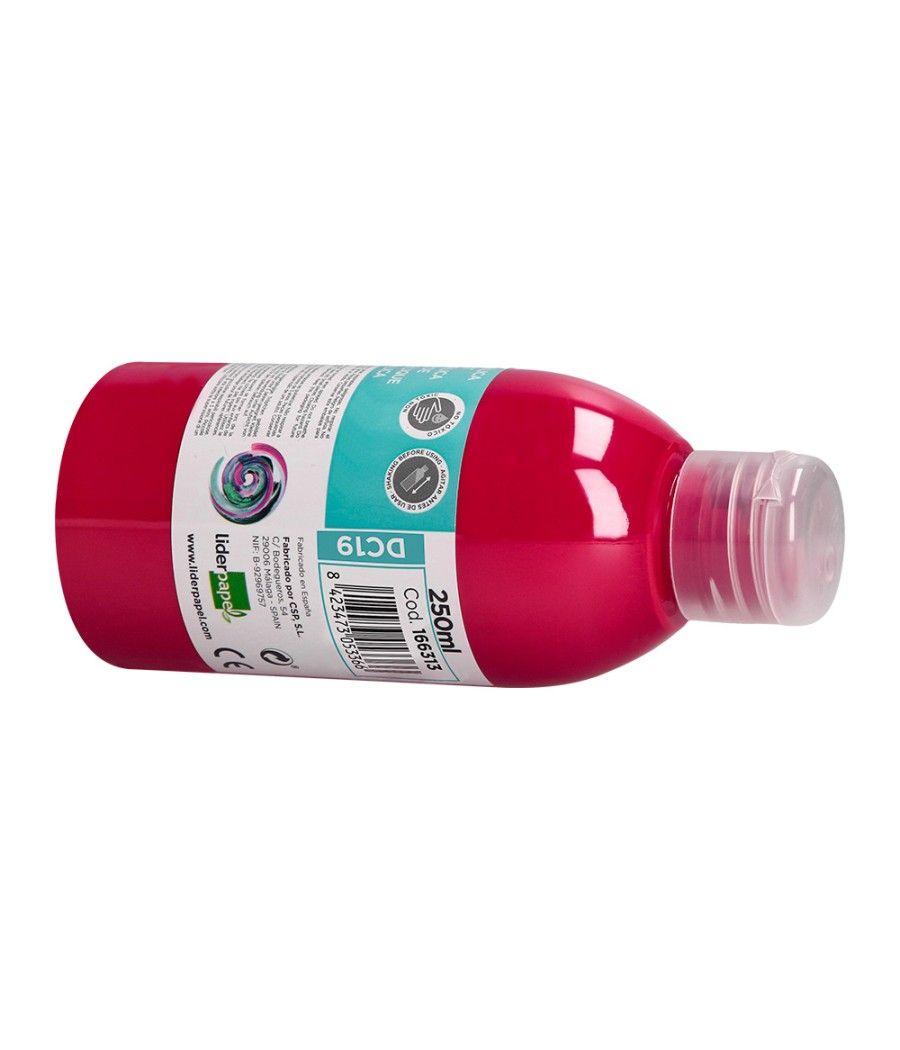 Pintura acrílica liderpapel bote de 250 ml magenta