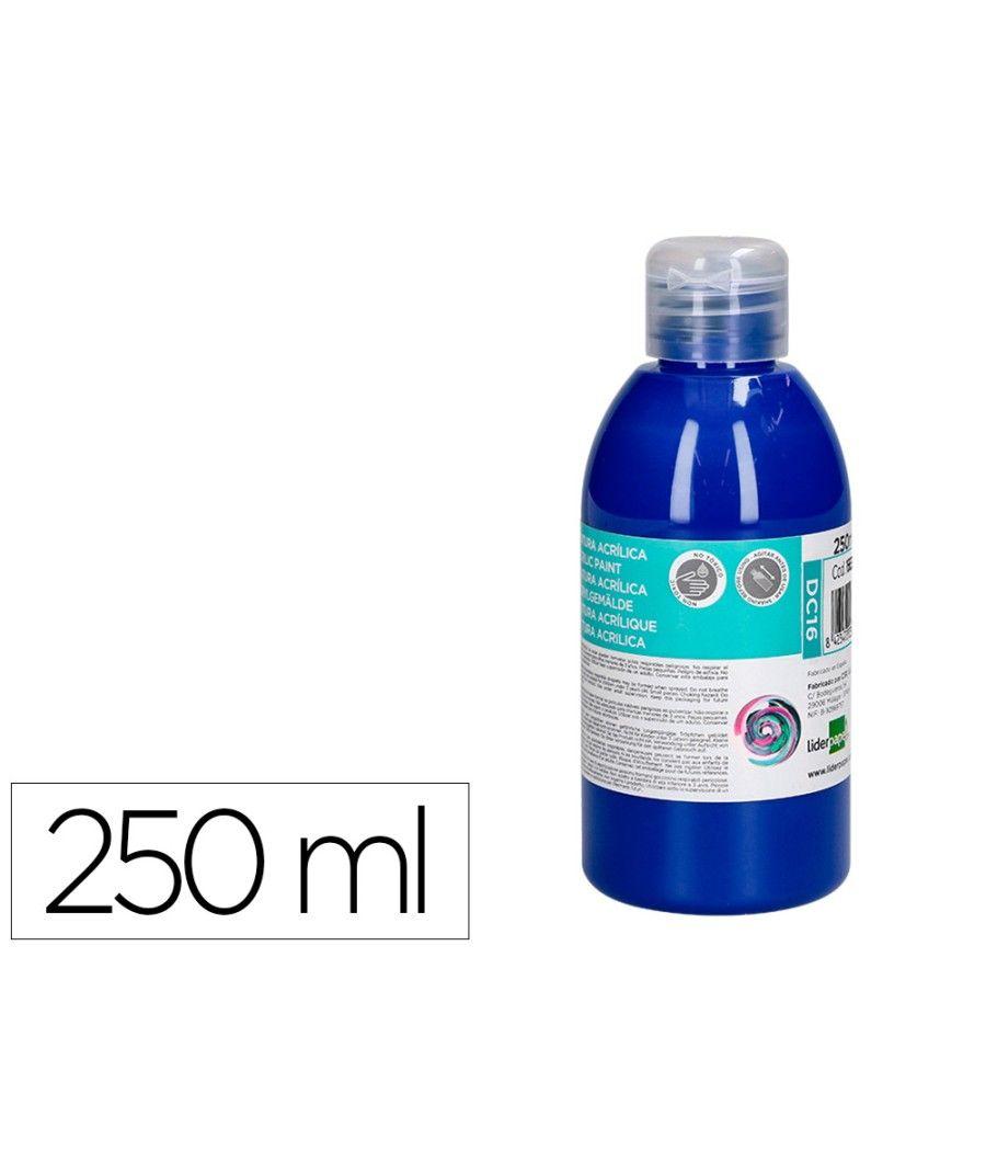 Pintura acrílica liderpapel bote de 250 ml azul ultramar