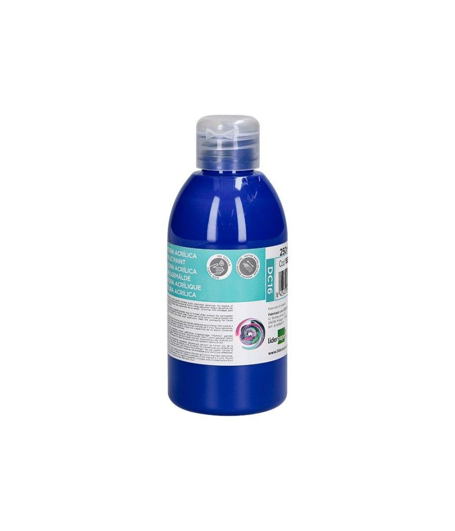 Pintura acrílica liderpapel bote de 250 ml azul ultramar