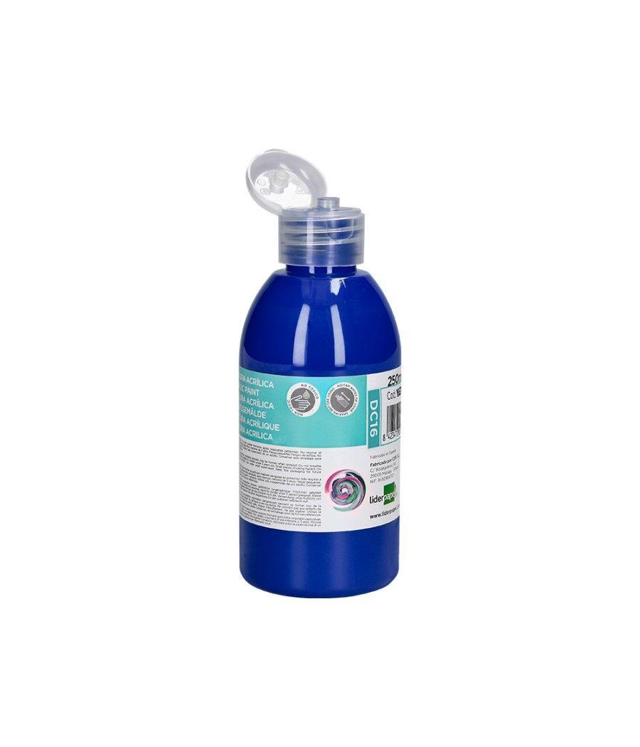 Pintura acrílica liderpapel bote de 250 ml azul ultramar