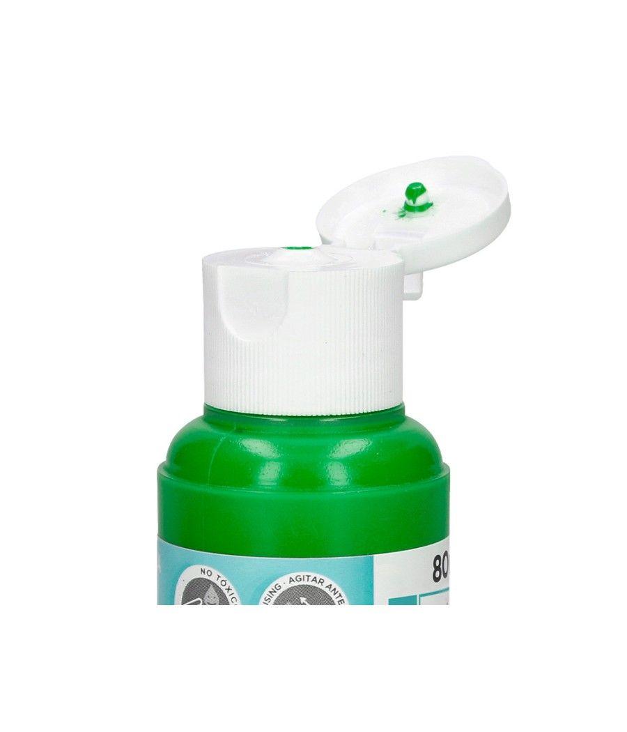 Pintura acrílica liderpapel bote de 80 ml verde