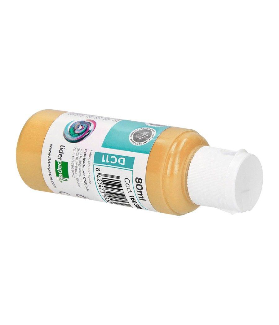 Pintura acrílica liderpapel bote de 80 ml carne