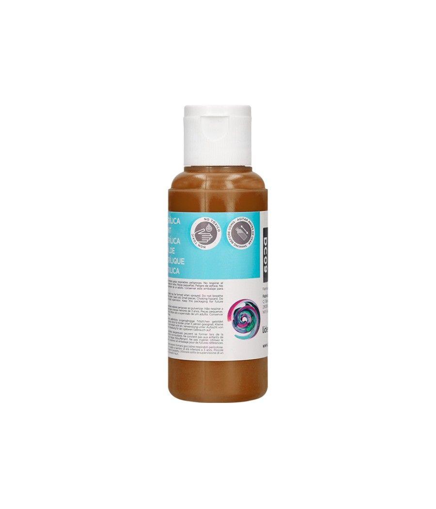 Pintura acrílica liderpapel bote de 80 ml marron