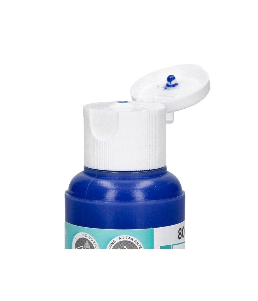 Pintura acrílica liderpapel bote de 80 ml azul ultramar