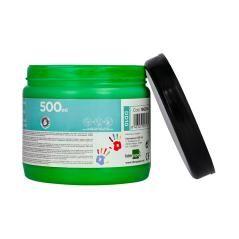 Pintura dedos liderpapel tarrina de 500 ml verde