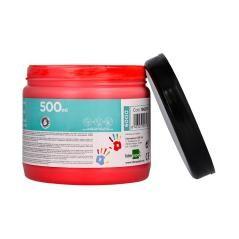 Pintura dedos liderpapel tarrina de 500 ml rojo