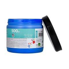 Pintura dedos liderpapel tarrina de 500 ml azul