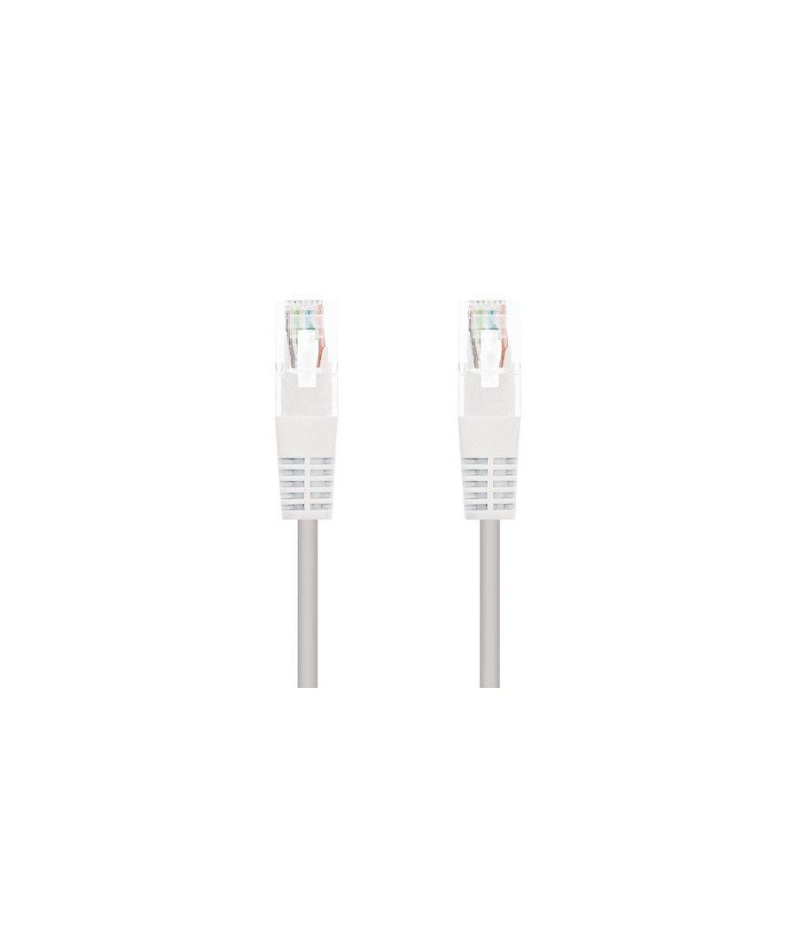 Nanocable CABLE RED LATIGUILLO RJ45 CAT.6 UTP AWG24, BLANCO, 1.0 M - Imagen 2