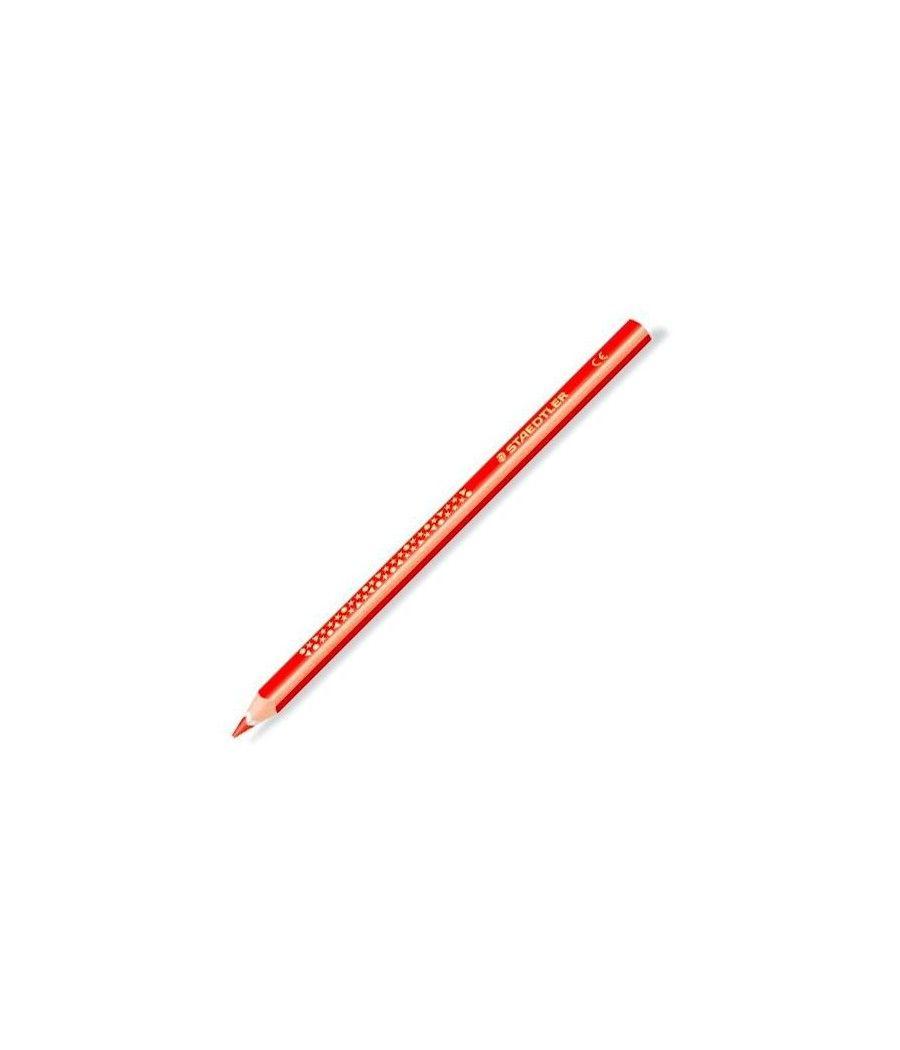 Staedtler lápices de color triangulares jumbo noris rojo - caja de 12 ud -