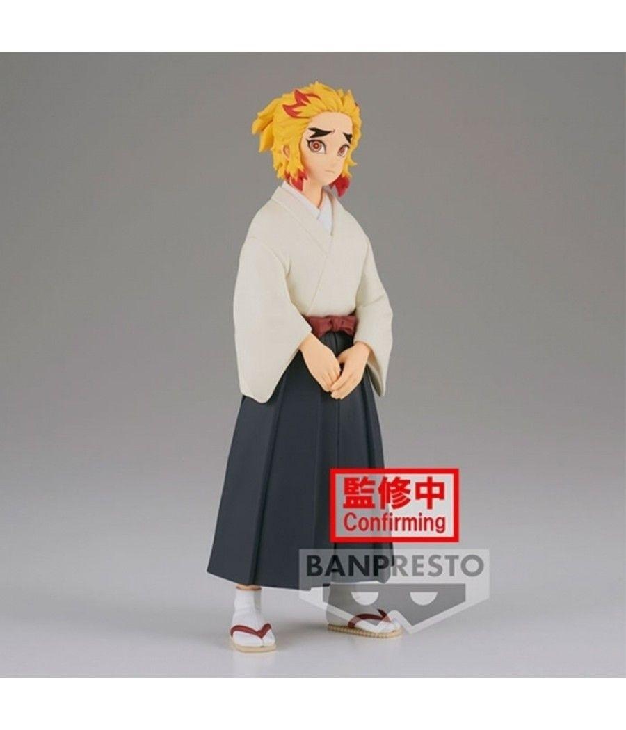 Figura banpresto demon slayer: kimetsu no yaiba senjuro rengoku