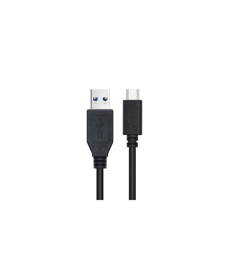 Nanocable - cable usb 3.1, gen2 10 gbps 3a, tipo usb-c/m-a/m, negro, 2 m