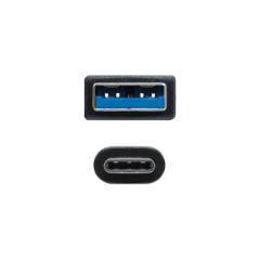 Nanocable - cable usb 3.1, gen2 10 gbps 3a, tipo usb-c/m-a/m, negro, 2 m