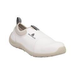 Zapatos de seguridad deltaplus microfibra pu suela pu mono-densidad color blanco talla 35