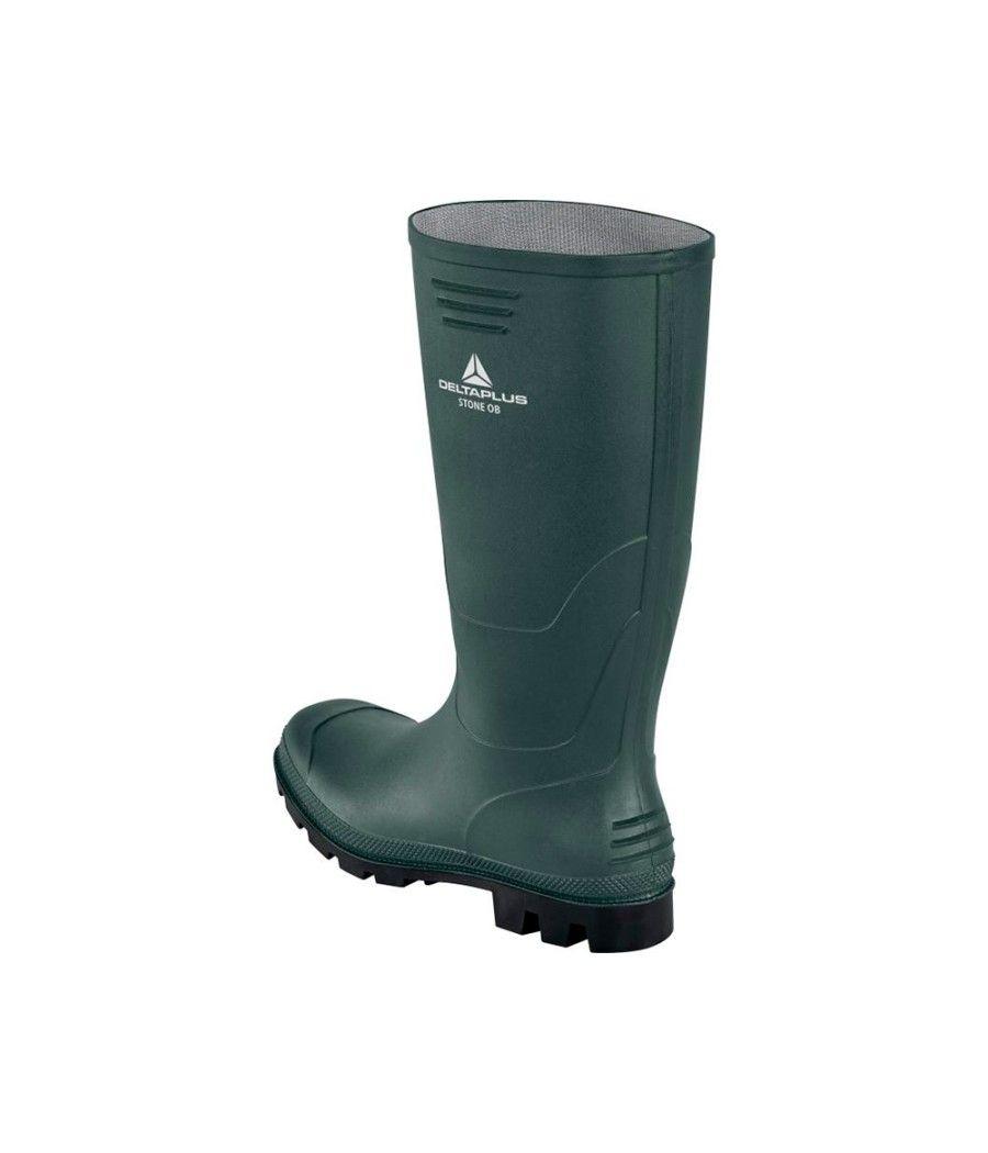 Botas deltaplus de seguridad stone pvc verde suela de tacos talla 47