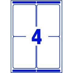 Avery etiquetas de envío para cajas 99,1x139mm inkjet/láser 100h blanco