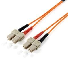 Cable fibra optica multimodo sc/sc lsoh 1m color naranja