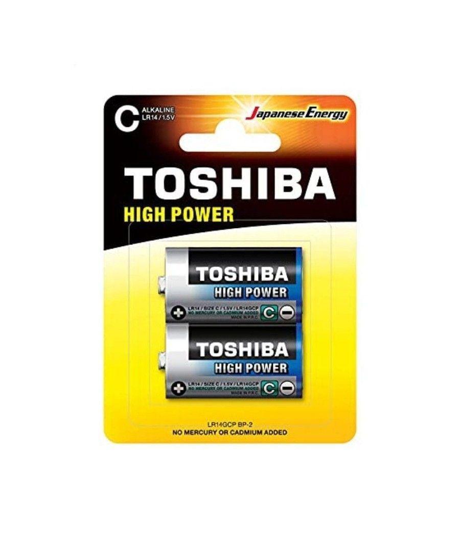 Pack de 2 pilas c 2 toshiba lr14/ 1.5v/ alcalinas
