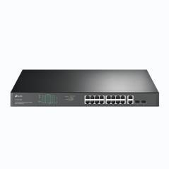 Tp-link - 16-port gigabit easy smart poe+switch - tl-sg1218mp