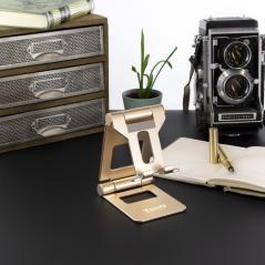 Tooq - soporte de sobremesa ajustable para teléfono / tablet hasta 10”