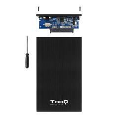 Tooq tqe-2527b caja hdd 2.5" sata3 usb 3.0 negra