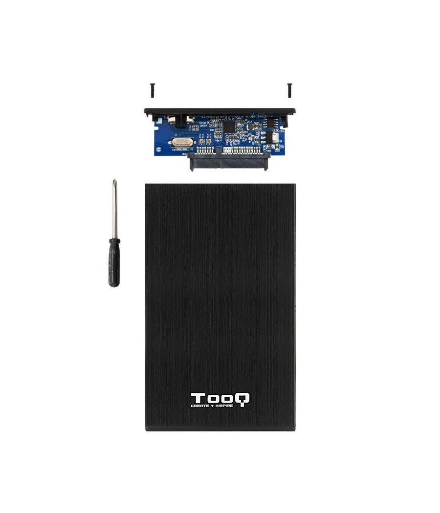 Tooq tqe-2527b caja hdd 2.5" sata3 usb 3.0 negra