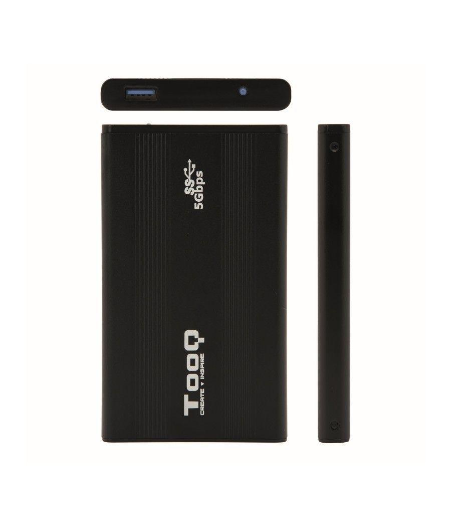 Tooq tqe-2524b caja hd 2.5" sata3 usb 3.0 negra