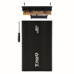 Tooq tqe-2524b caja hd 2.5" sata3 usb 3.0 negra