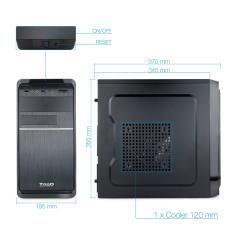 Tooq caja micro atx tqc-4735u3c-b 500w usb3.0