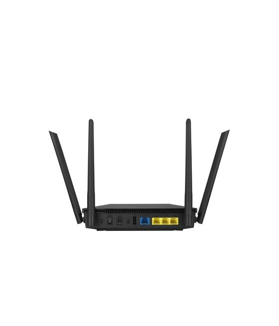 ASUS RT-AX53U router inalámbrico Gigabit Ethernet Doble banda (2,4 GHz / 5 GHz) 5G Negro - Imagen 2