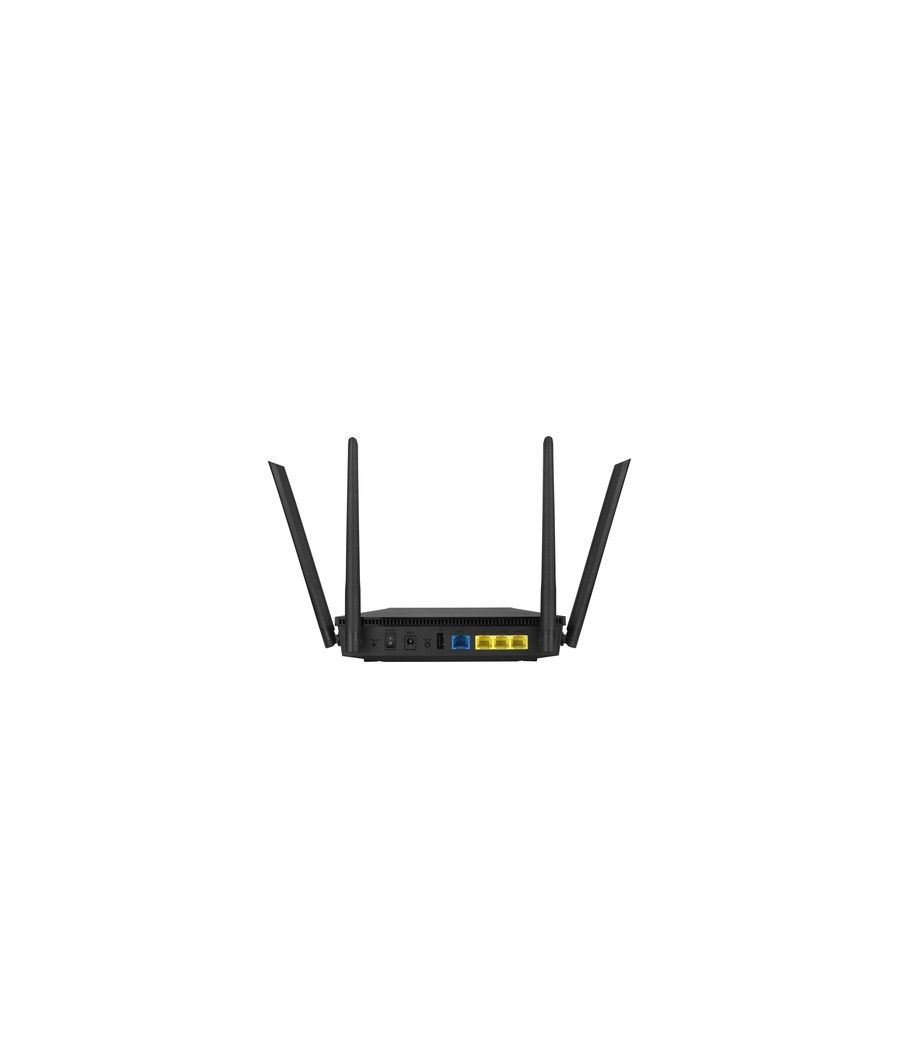 ASUS RT-AX53U router inalámbrico Gigabit Ethernet Doble banda (2,4 GHz / 5 GHz) 5G Negro - Imagen 2