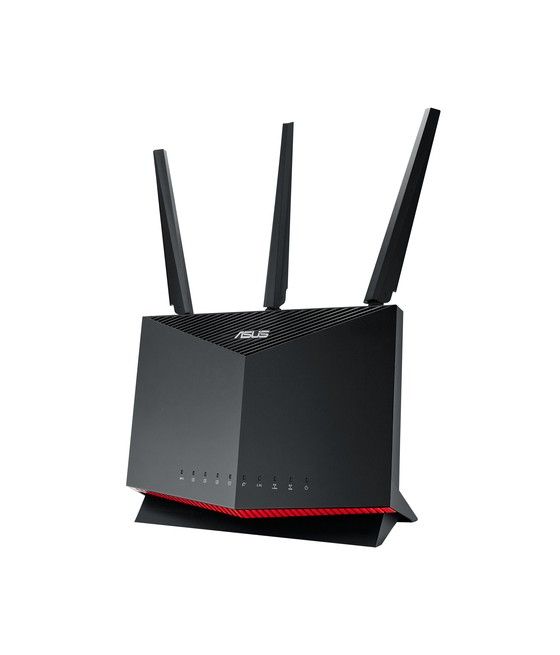 ASUS RT-AX86S router inalámbrico Gigabit Ethernet Doble banda (2,4 GHz / 5 GHz) 5G Negro - Imagen 1